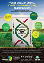 Organomineral Power 15-15-0+(16 SO3)+15 OM