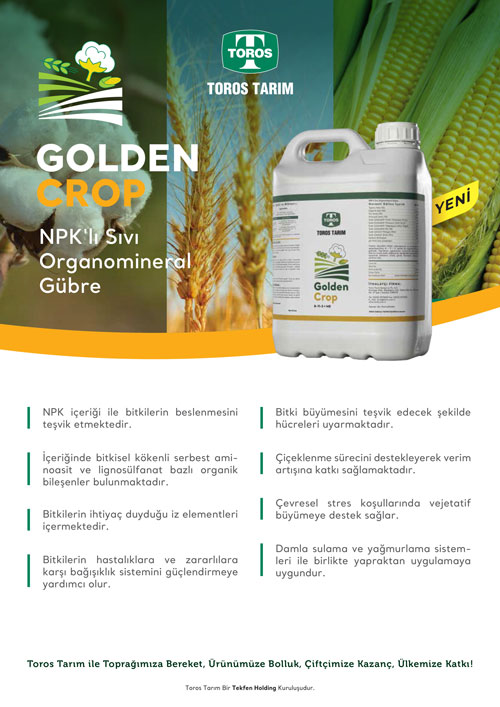 NPK’lı Sıvı Organomineral Gübre - Toros Golden Crop