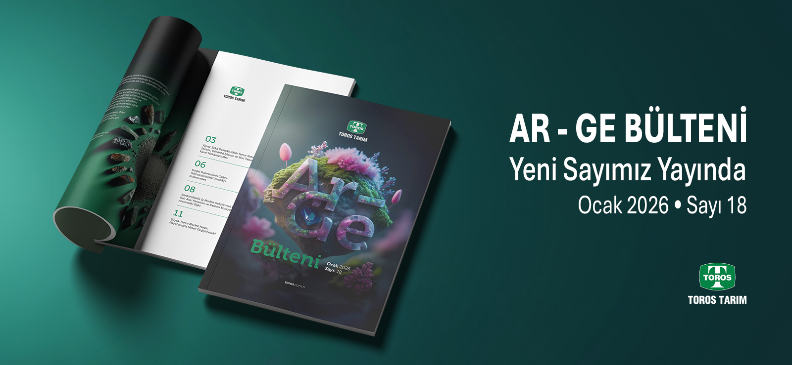 Toros Tarım AR-GE Bülteni’nin 18. sayısında